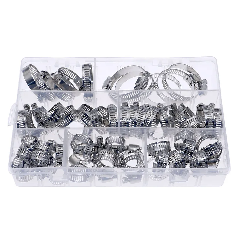 60Pcs 연료 분사 호스 라인 클램프 스테인레스 스틸 - Hose Clamp Assorted 리뷰 및 가격