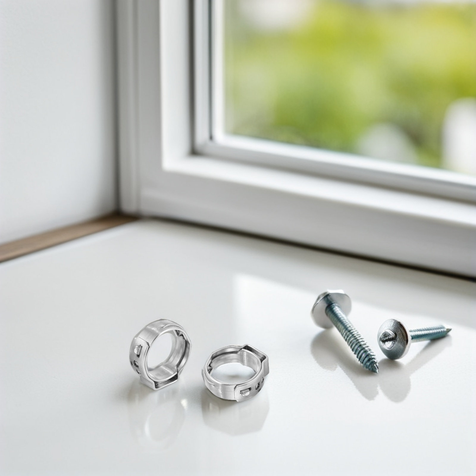 50Pcs 스테인레스 스틸 단일 이어 클램프 모음 17 - Hose Clamp Assorted 리뷰 및 가격